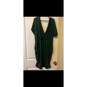 SHEIN deep V neck dress